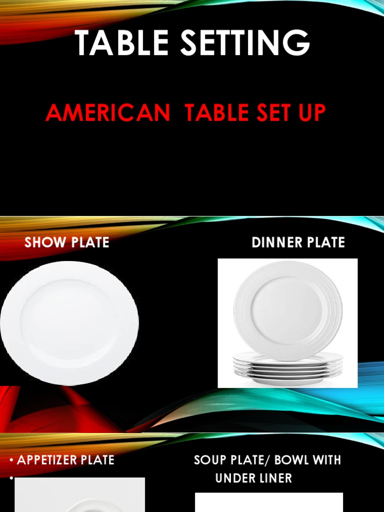 The Essentials of a Formal American Table Setting Proper Placements