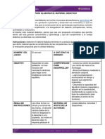 Ficha para Elaborar El Material Didáctico