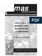 Temas Revolucionarios - Historia y Bases Del Marxismo Leninismo