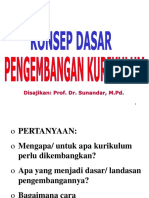 A Konsep Pengembangan Kurikulum