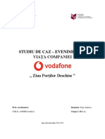 Studiu de Caz - Eveniment În Viața Companiei Vodafone