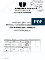 Procedura Operationala - Primireapastrarea Si Eliberarea de Bunuri Din HJw3Axm