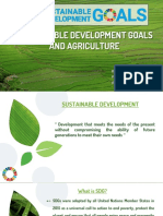 Sustainable Development Goals and Agriculture