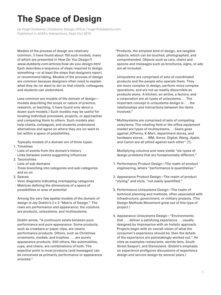 Design Process and Domain Models | PDF | Inquiry | Design