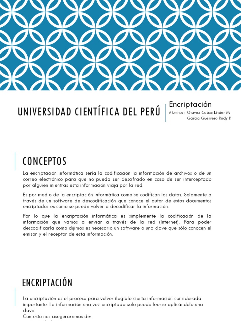 Introducción a la Encriptación Informática | PDF
