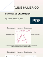 Derivada de Una Funcion