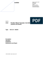 Rudder Mode Operator Unit AS Technical Manual