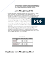 Cara Menghitung IFAS & EFAS Analisis SWOT