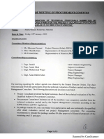 MOM of Procurement Committee PDF