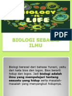 Biologi Sebagai Ilmu
