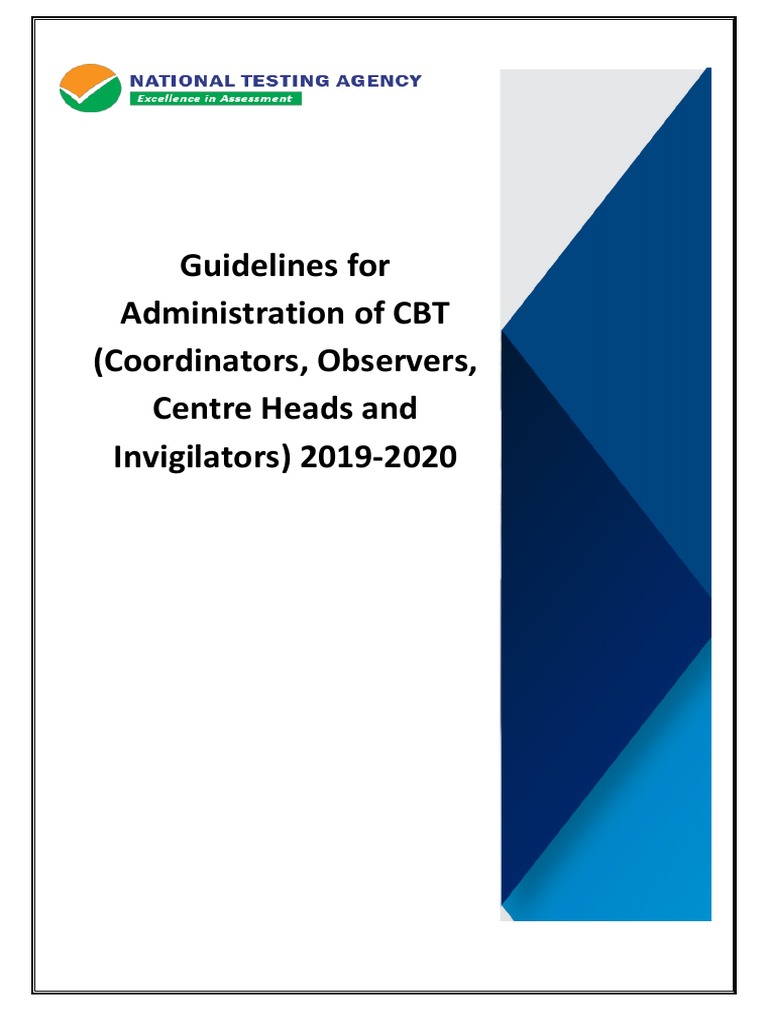 Guidelines Nta Pdf Test Assessment Computing And Information