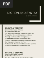 Diction and Syntax