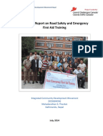 First Aid Training Summary Report