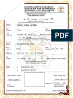 Format SURAT NIKAH 2019