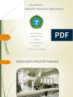 Cpob Sistem Mutu Industri Farmasi