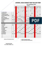 Contoh Jadwal Piket 3 Shift Puskesmas