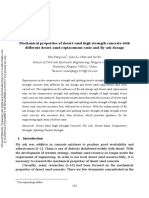 Mechanical Properties of Desert Sand High Strength Concrete With Different Desert Sand Replacement Ratio and Fly Ash Dosage (2016)