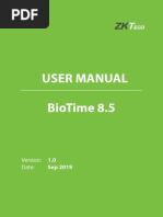 BioTime 8.5 User Manual