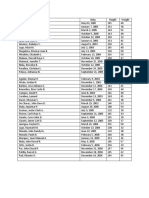 Nutritional Status 2018-2019