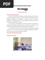 AN/UDR-13 Military Pocket Radiac | PDF