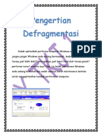 Pengertian Defragmentasi