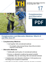 Health 11 Chapter 17 Alternative Medicine PDF