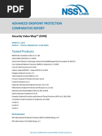 NSS Labs AEP Comparative Report Security Value Map