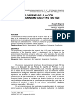 1259-Texto Del artículo-LOS ORÍGENES DE LA NACIÓN Y EL NACIONALISMO ARGENTINO 1810-1820