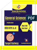 Best 100 General Science One Liner For Railway Exams