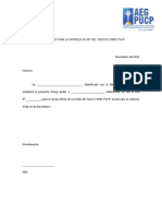 Carta Poder para La Entrega de Kit Entel PDF