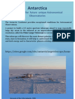 Antarctic Astronomical Observatory 