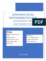 Corporate Social Responsibilities