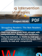 Reading Intervention Strategies