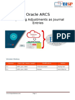 Oracle ARCS Exporting Adjustments As Journal Entries
