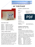 Multitek Ac Voltage Relay m200