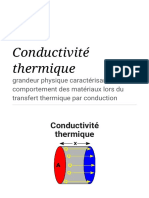 Conductivité thermique — Wikipédia
