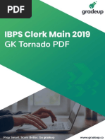 GK Tornado Ibps Clerk Main Exams 2019 Eng 18 | PDF | Reserve Bank ...