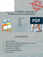 Qualitycontrolmeasuresinpharmaceuticalindustry 160122165242