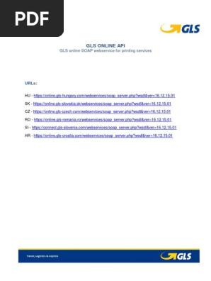 GLS Online Api v.16.12.15.01