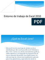 Entorno de Trabajo de Excel