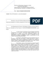 NOTA TÉCNICA 304 - 2012 - prescrição das parcelas vencidas