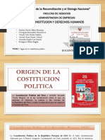 Historia de La Costitucion Politica Del Peru