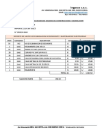 Reporte de Gastos de Eliminacion de Desmonte y Material de Electricdad