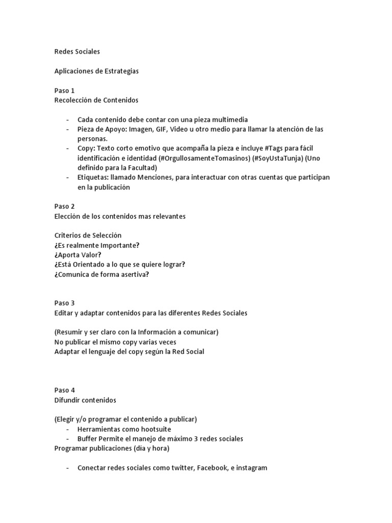 Estrategias Efectivas en Redes Sociales | PDF | Servicio de redes ...