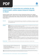 Mortalidade por hanseníase em contextos de alta endemicidade