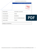 Sri Lanka Telecom PLC Online Bill Payment Receipt