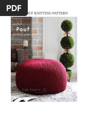 POUF KNITTING PATTERN