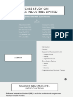 Group-3 Reliance Industries LTD Case Study Prersentation