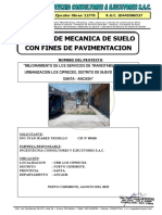 Informe de Estudio de Suelos