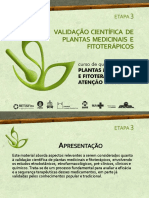 C1 E3 PPT Validacao Cientifica de Plantas Medicinais